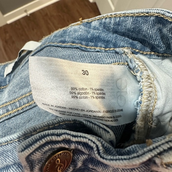 Sam Edelman straight-leg blues with a classic worn look - Picture 8 of 8